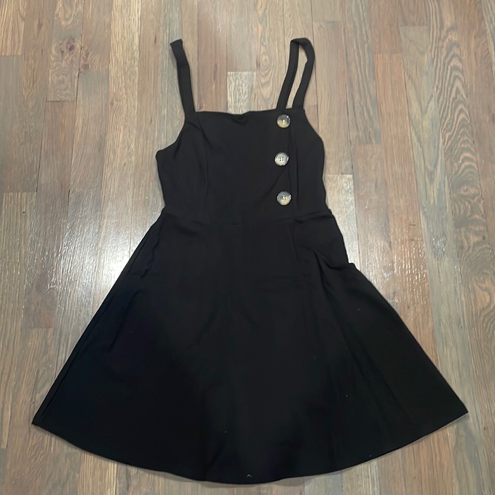 Black skater dress